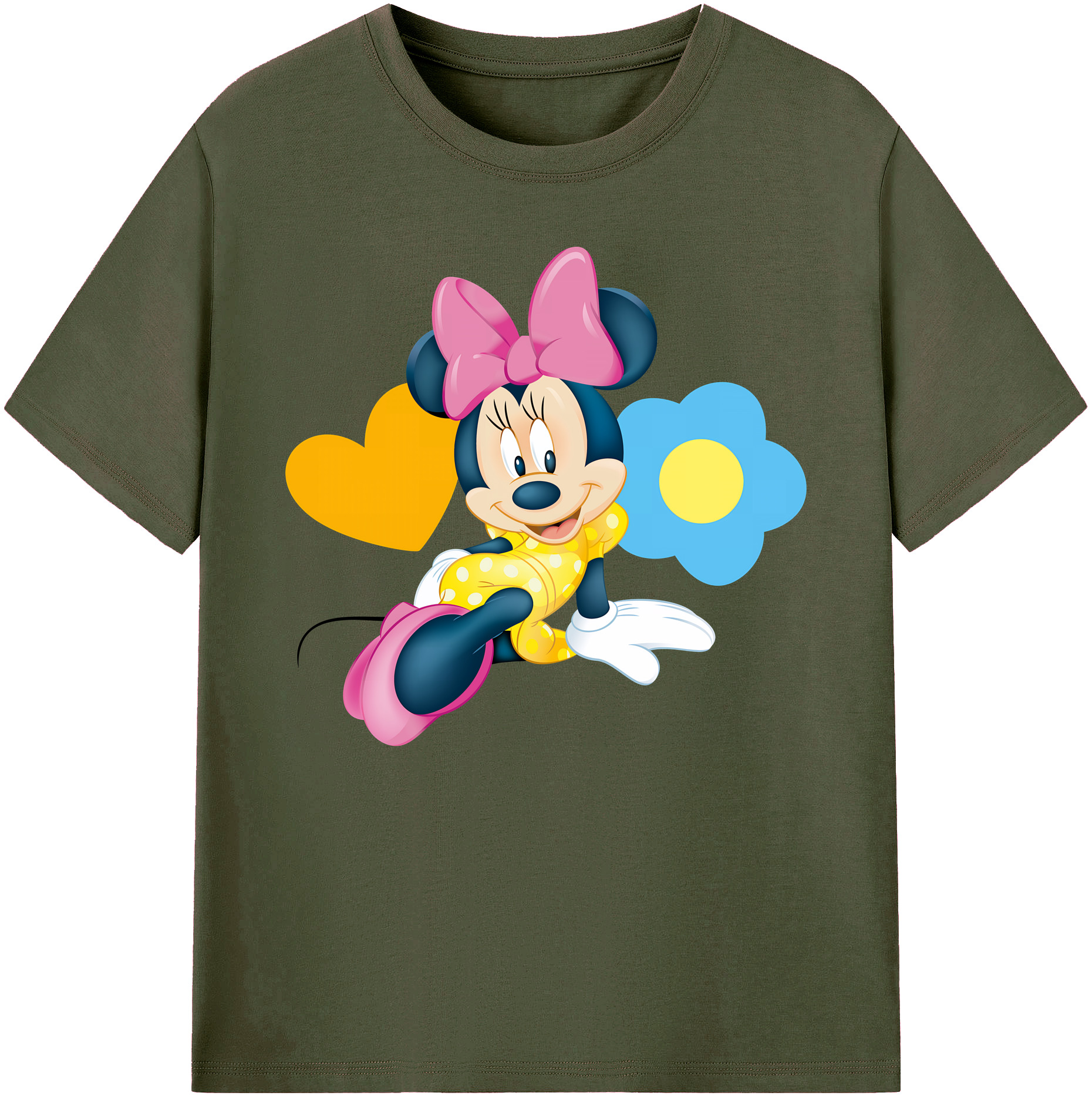 ミッキーマウス Mickey Mouse 綿100％ メンズ半袖Tシャツ｜肌触りやわらか＆通気性